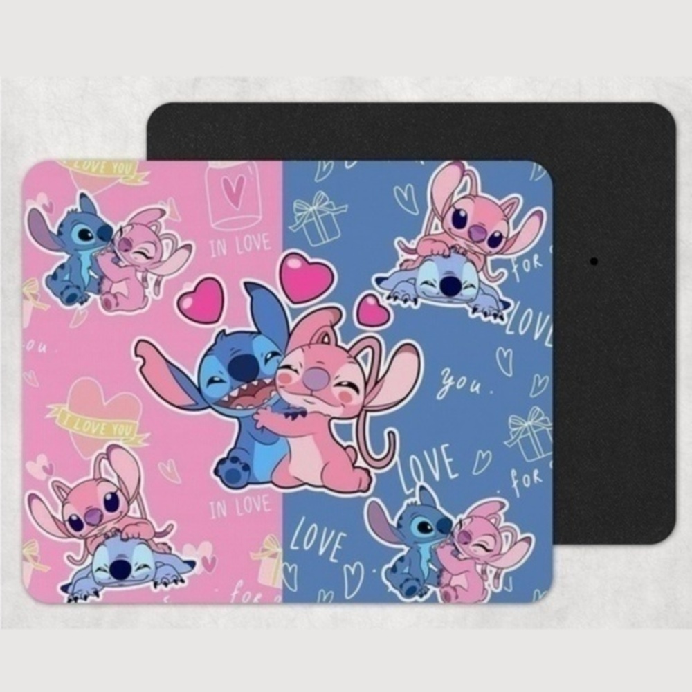 Stitch And Angel Mouse Pad